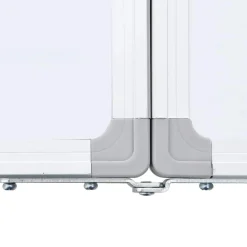 vidaXL Whiteboard magnetisch inklapbaar 160x40x1,7 cm aluminium