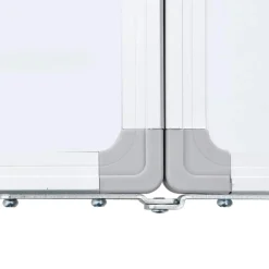 vidaXL Whiteboard magnetisch inklapbaar 80x80x1,7 cm aluminium