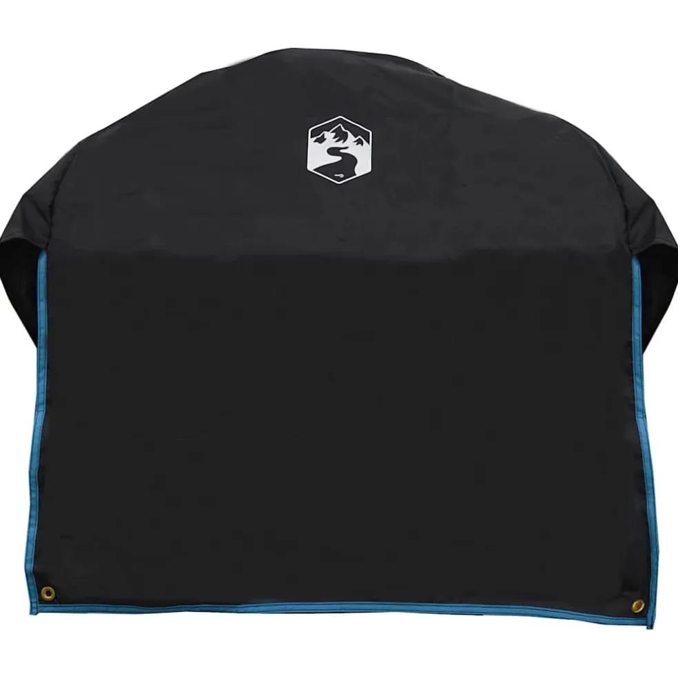 vidaXL Wieldop Zwart en Blauw 108 x 76 cm oxford