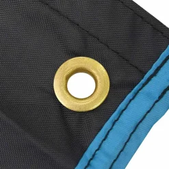 vidaXL Wieldop Zwart en Blauw 108 x 76 cm oxford
