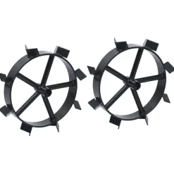 vidaXL Wielen voor 6,5 pk benzinefrees 2 st metaal