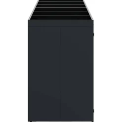 vidaXL Wieltjesbakopslag voor 6 bakken Zwart 408 x 77,5 x 121,5 cm