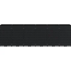 vidaXL Wieltjesbakopslag voor 6 bakken Zwart 408 x 77,5 x 121,5 cm