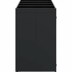vidaXL Wieltjesbakopslag voor 4 bakken Zwart 272 x 77,5 x 121,5 cm