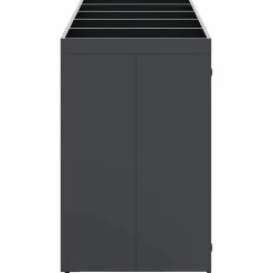 vidaXL Wieltjesbakopslag voor 5 bakken Antraciet 340 x 77,5 x 121,5 cm