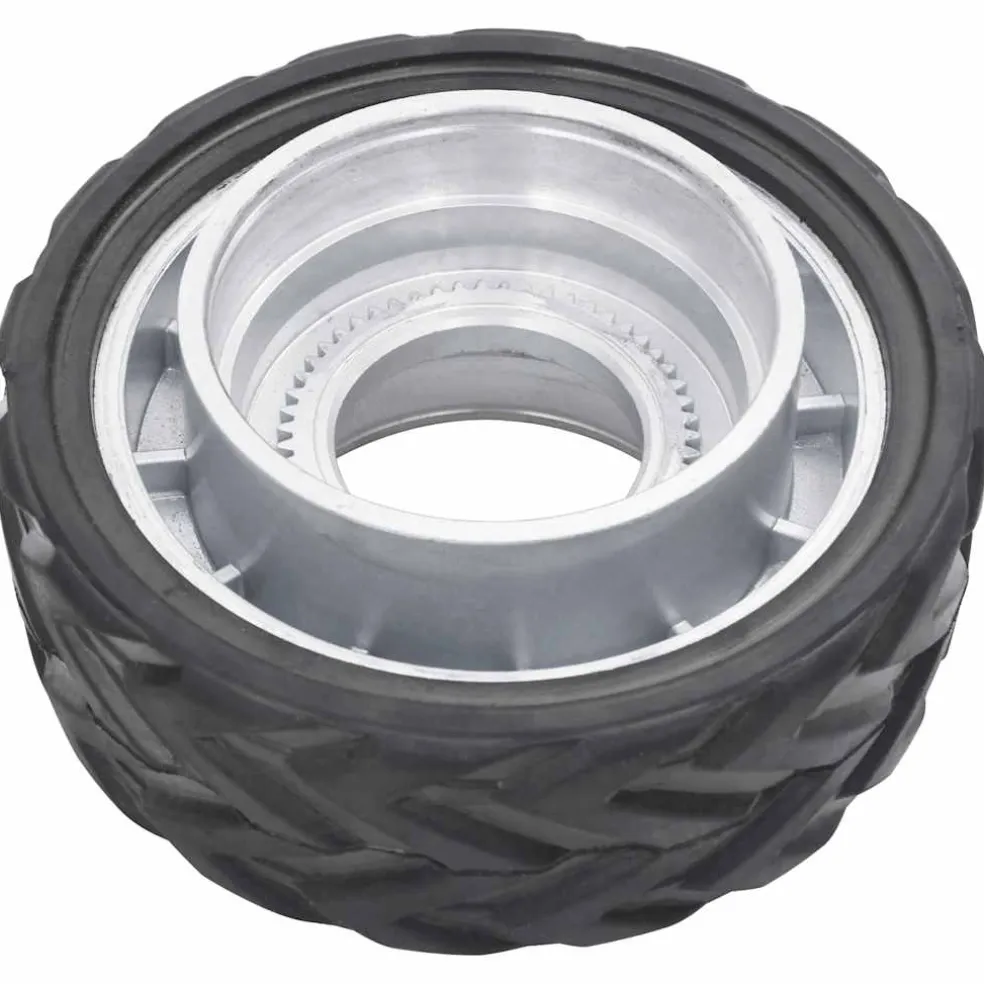 vidaXL Wiel voor neuswiel Ø19,5x10 cm massief aluminium en rubber