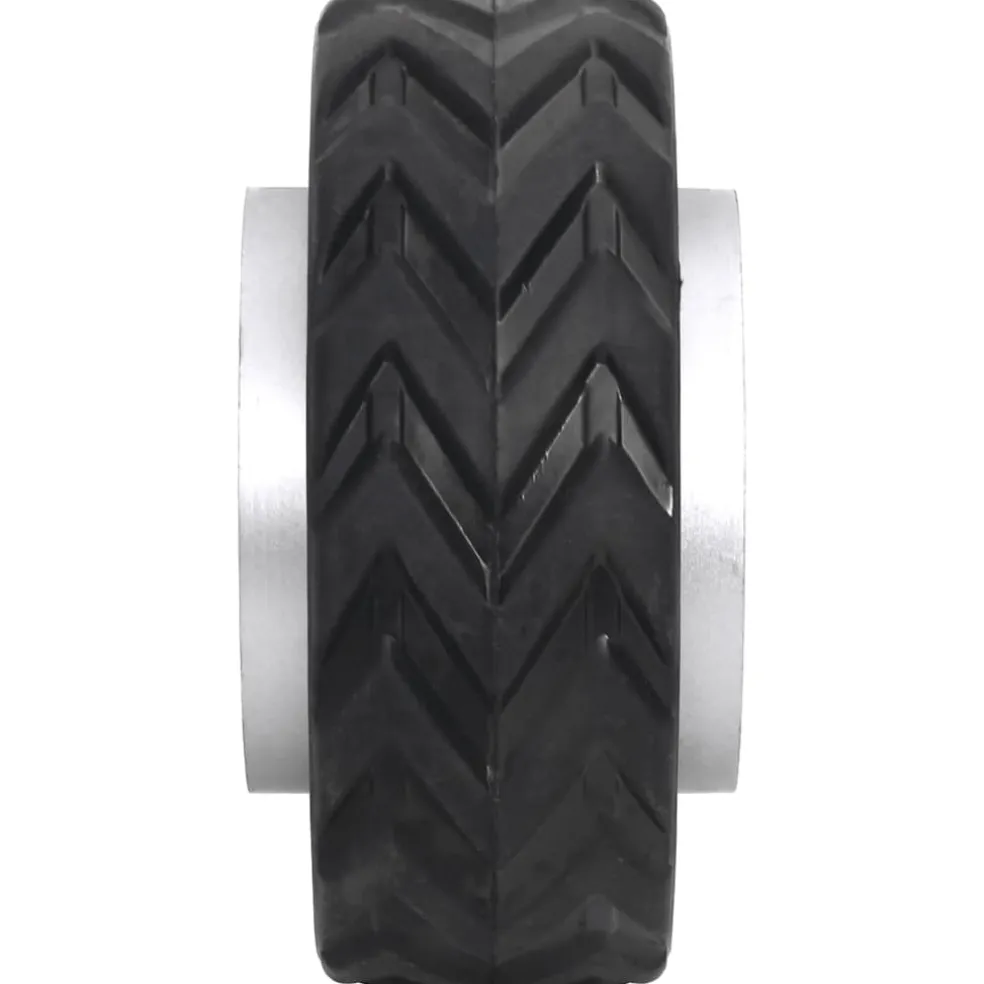 vidaXL Wiel voor neuswiel Ø19,5x10 cm massief aluminium en rubber