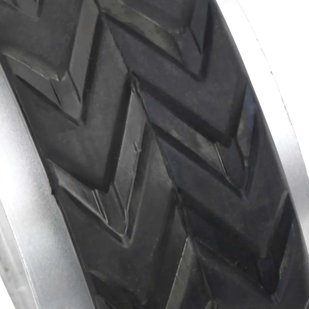 vidaXL Wiel voor neuswiel Ø19,5x10 cm massief aluminium en rubber