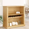 vidaXL Wijnkast Corona 107,5x51x105,5 cm massief grenenhout