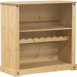 vidaXL Wijnkast Corona 107,5x51x105,5 cm massief grenenhout