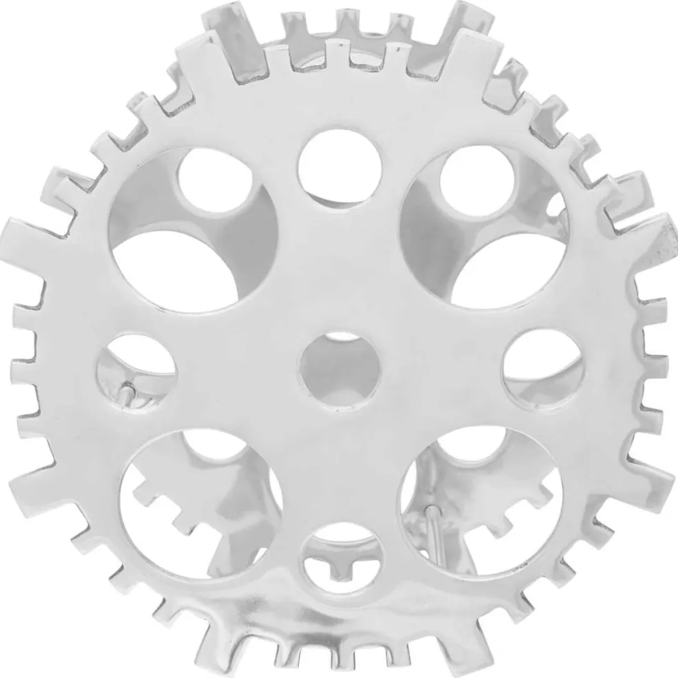 vidaXL Wijnrek Aluminium Zilver