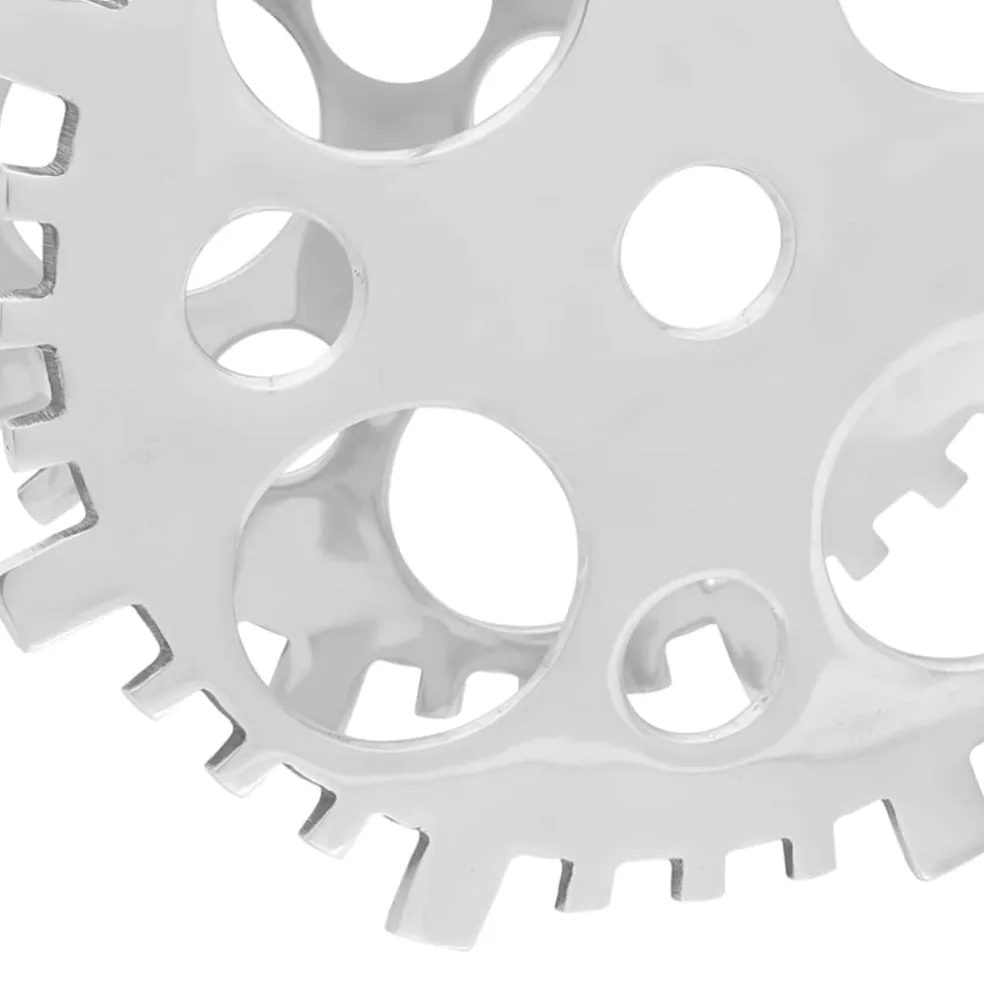 vidaXL Wijnrek Aluminium Zilver