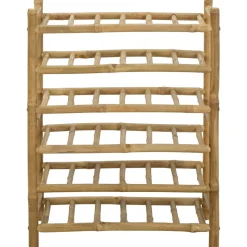 vidaXL Wijnrek Bamboe Naturel