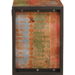 vidaXL Wijnrek Bruin 60 x 45 x 33 cm Massief gerecycled hout