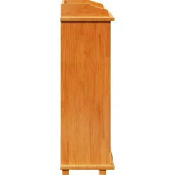 vidaXL Wijnrek Bruin 58 x 28 x 90 cm Massief grenenhout