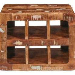 vidaXL Wijnrek Bruin 44 x 30 x 35 cm Massief Gerecycled Hout