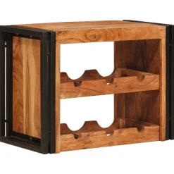 vidaXL Wijnrek Bruin 60 x 45 x 33 cm Massief Acaciahout