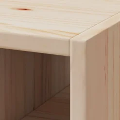 vidaXL Wijnrek 2 st Naturel 56 x 25 x 56 cm Massief grenenhout