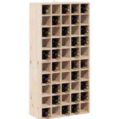 vidaXL Wijnrek 2 st Naturel 56 x 25 x 56 cm Massief grenenhout