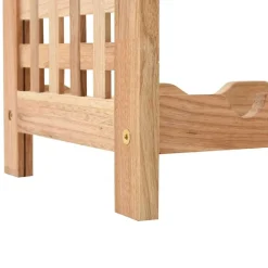 vidaXL Wijnrek voor 25 flessen 63x25x73 cm massief walnotenhout