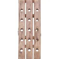 vidaXL Wijnrek voor 15 flessen 26x50x70 cm massief mahoniehout