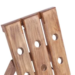 vidaXL Wijnrek voor 15 flessen 26x50x70 cm massief mahoniehout