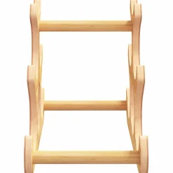 vidaXL Wijnrek voor 6 flessen 35x18x25,5 cm bamboe