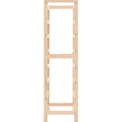 vidaXL Wijnrek 57,5x28x102 cm cederhout
