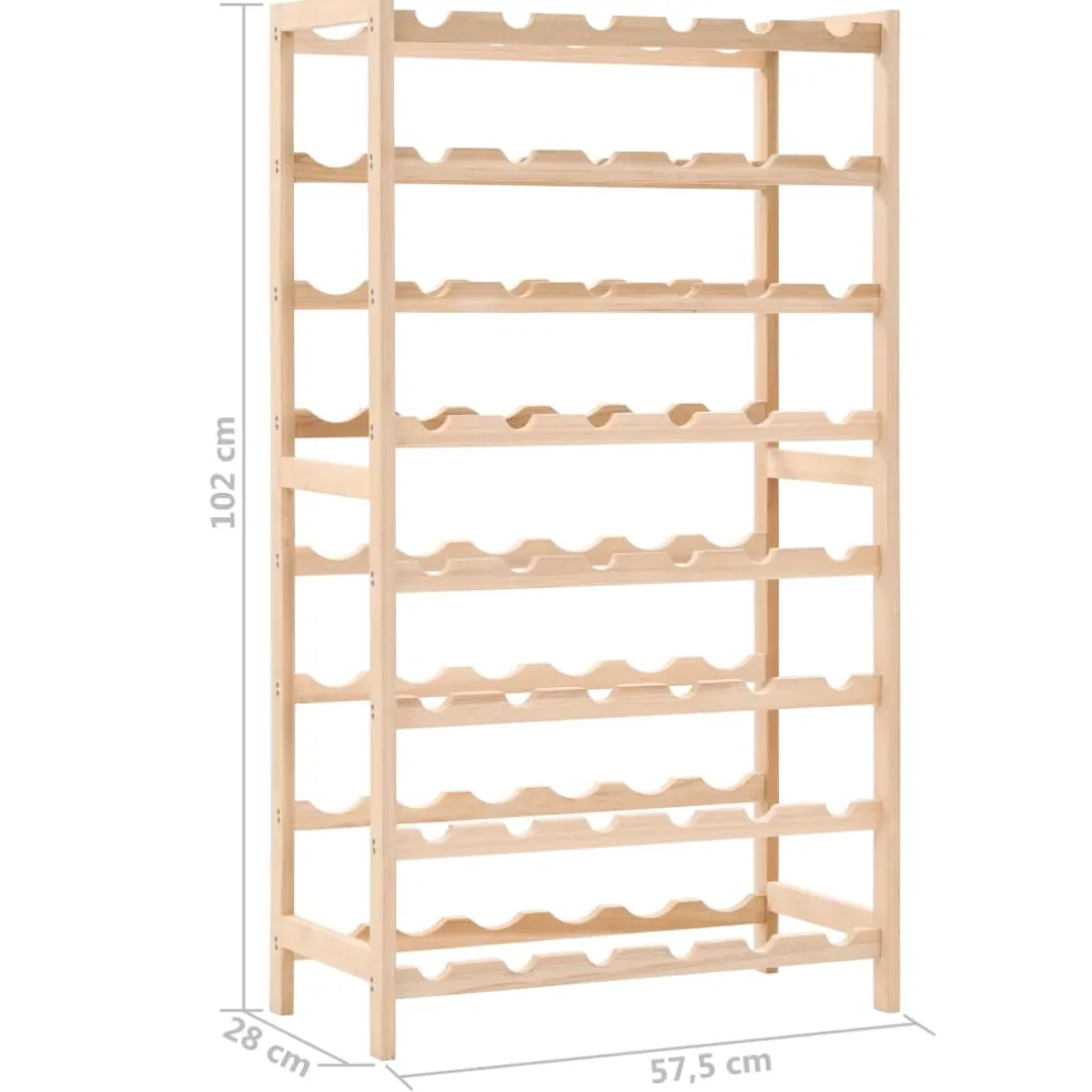 vidaXL Wijnrek 57,5x28x102 cm cederhout