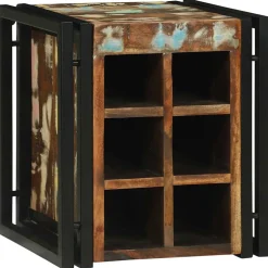 vidaXL Wijnrek 35 x 35 x 39 cm Massief Gerecycled Hout