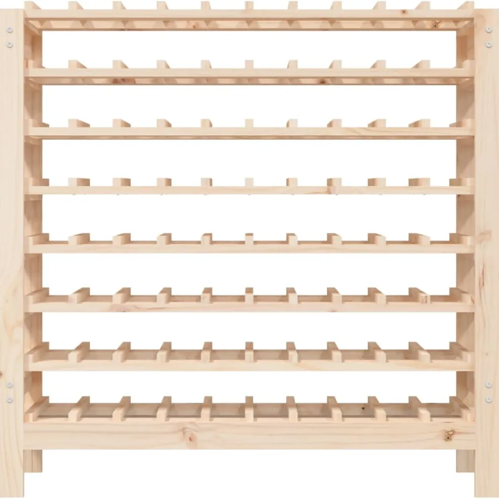 vidaXL Wijnrek 109,5x30x107,5 cm massief grenenhout