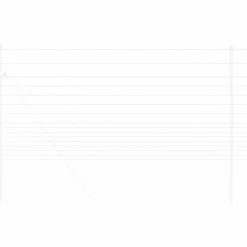 vidaXL Wilde Hek Warm Verzinkt 1000 x 120 x 0.18 cm IJzer