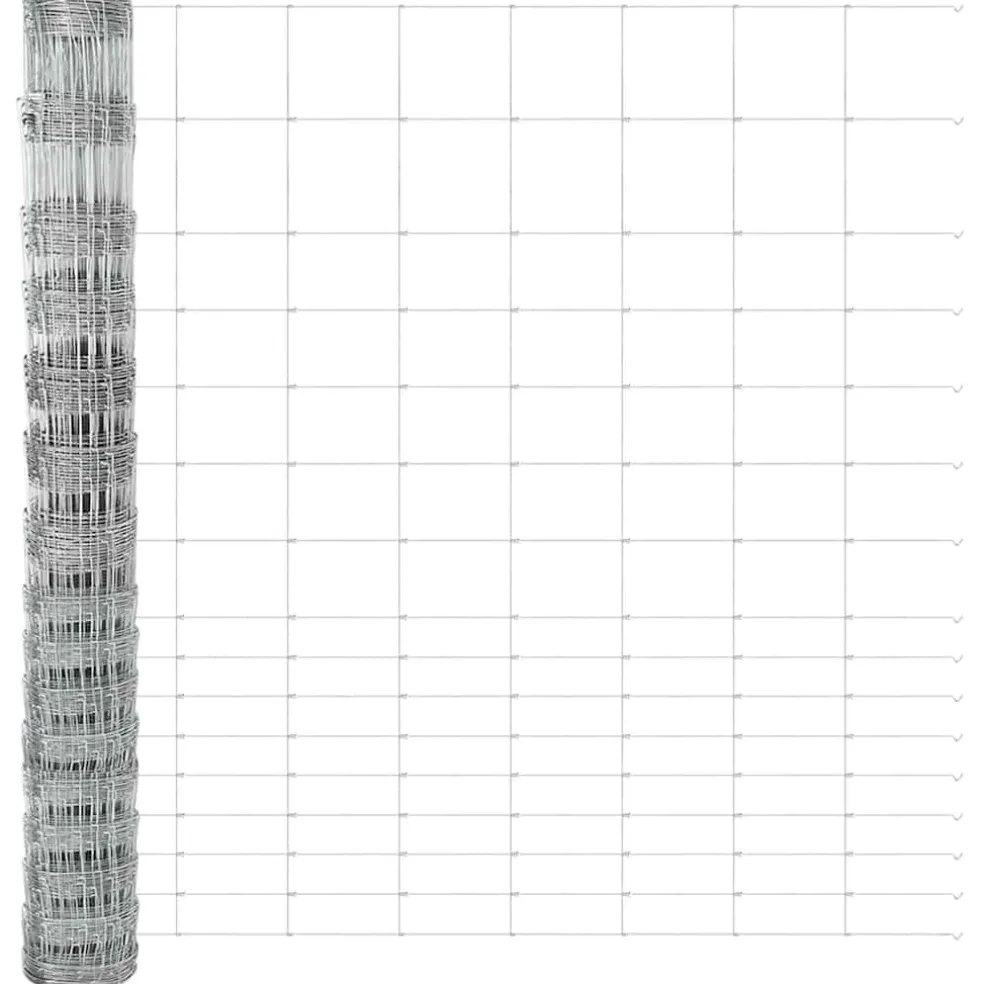 vidaXL Wilde Hek Warm Verzinkt 1000 x 120 x 0.18 cm IJzer