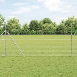 vidaXL Wilde Hek Warm Verzinkt 1000 x 120 x 0,18 cm IJzer