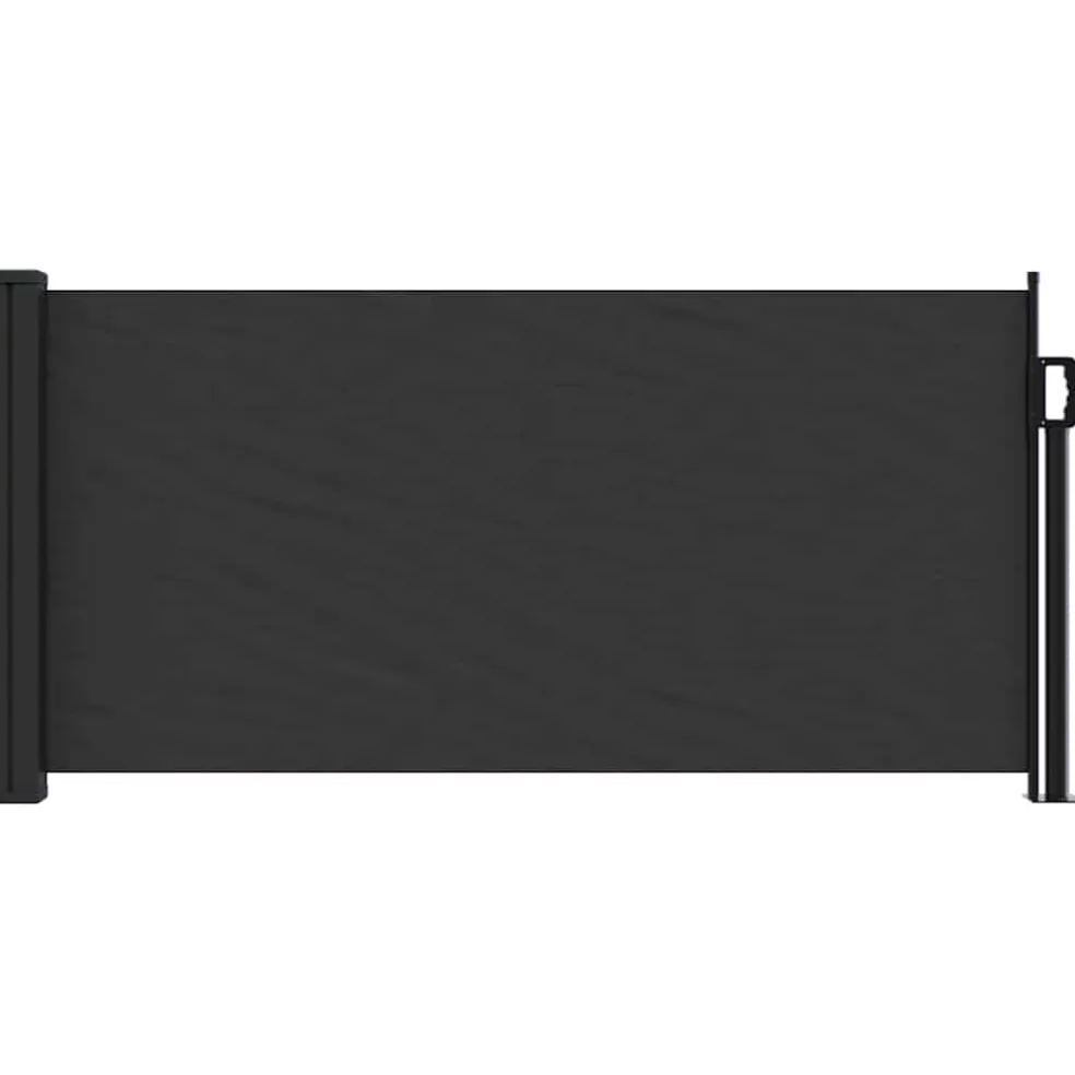 vidaXL Windscherm uittrekbaar 100x300 cm zwart