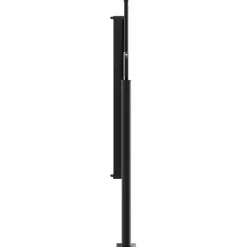 vidaXL Windscherm uittrekbaar 100x300 cm zwart