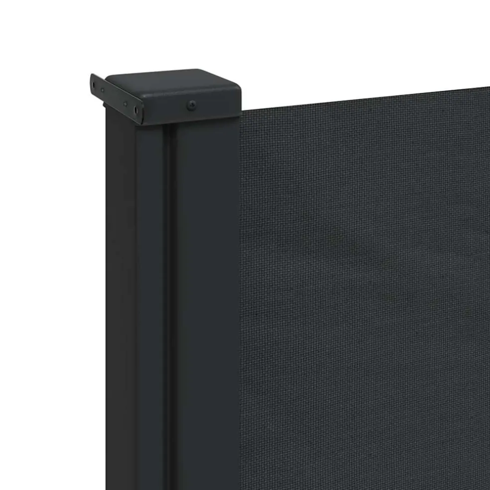 vidaXL Windscherm uittrekbaar 100x300 cm zwart