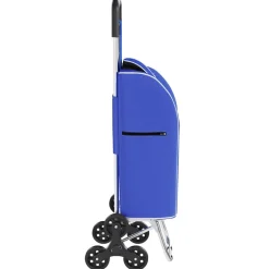 vidaXL Winkel trolley Blauw 36,5 x 46,5 x 100,5 cm Oxford stof