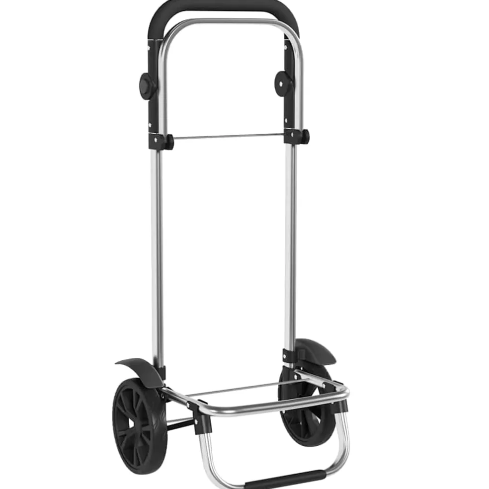vidaXL Winkel trolley Grijs 36,5 x 46,5 x 100,5 cm Oxford stof