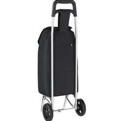 vidaXL Winkel trolley Zwart 35 x 28 x 92 cm Oxford stof