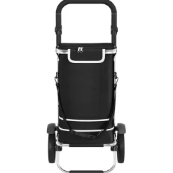 vidaXL Winkel trolley Zwart 36,5 x 46,5 x 100,5 cm Oxford stof