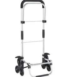 vidaXL Winkel trolley 1 Zwart 47 x 39 x 100,5 cm Oxford stof