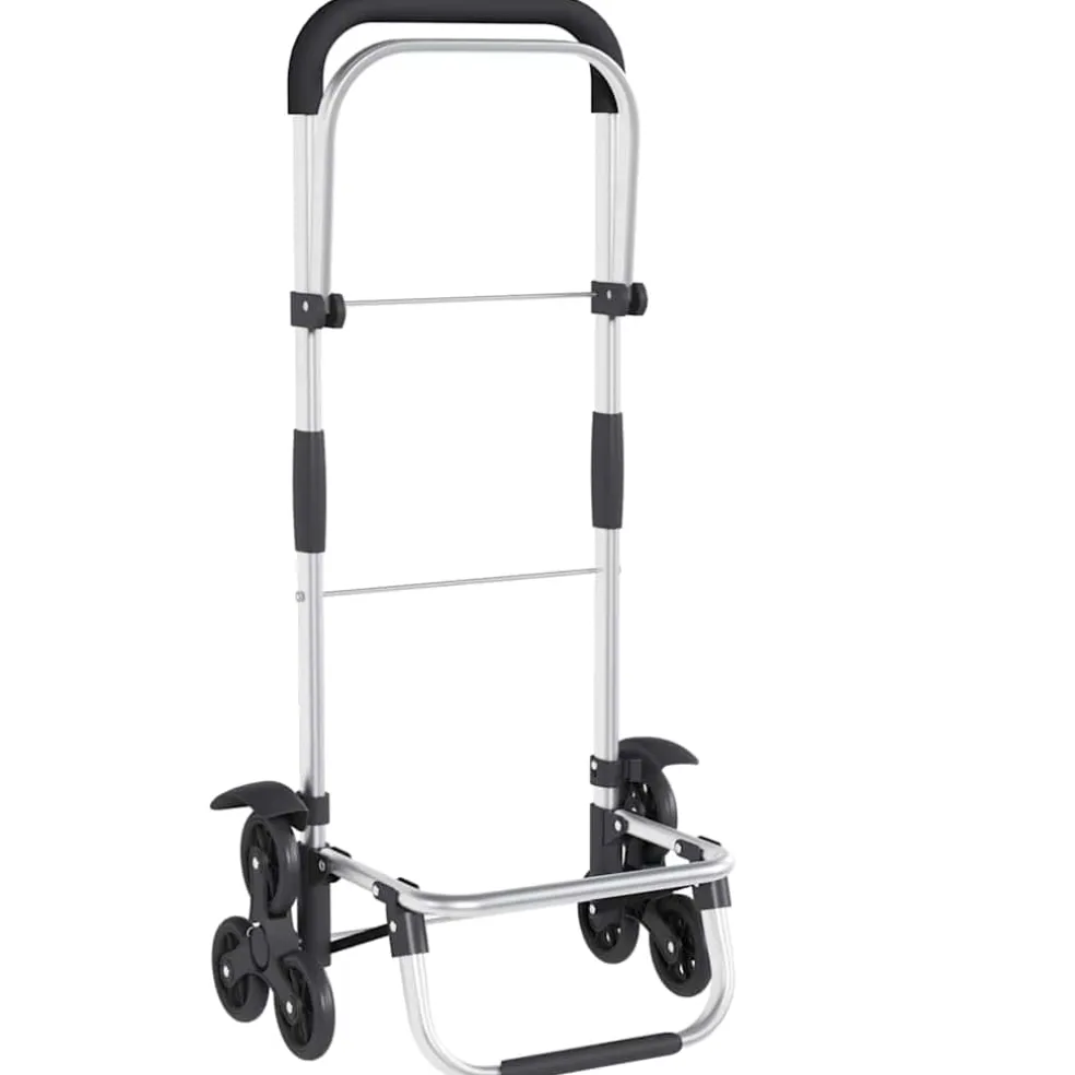 vidaXL Winkel trolley 1 Zwart 47 x 39 x 100,5 cm Oxford stof