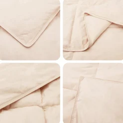 vidaXL Winter dekbed Beige 135 x 200 cm 100% Natuurlijke Kapok