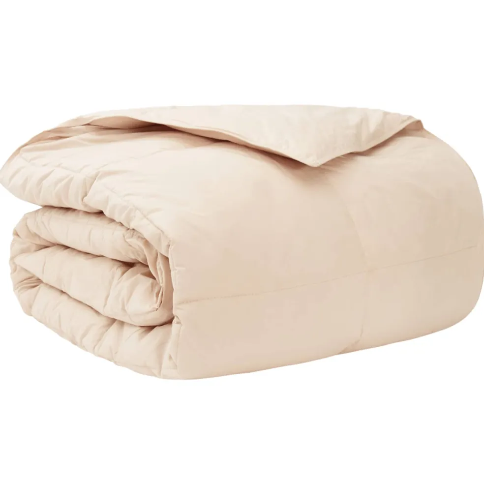 vidaXL Winter dekbed Beige 135 x 200 cm 100% Natuurlijke Kapok