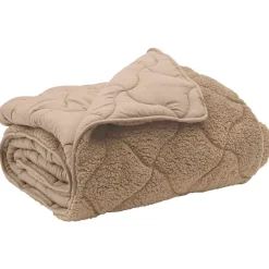 vidaXL Winter Dekbed 135 x 200 cm Winter Taupe Ademend