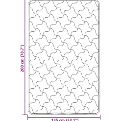 vidaXL Winter Dekbed 135 x 200 cm Winter Taupe Ademend