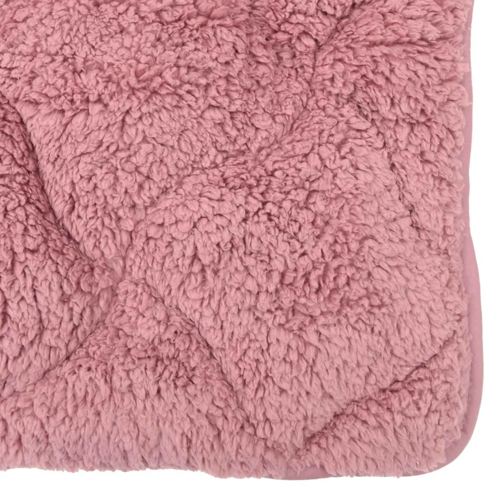 vidaXL Winter Dekbed 135 x 200 cm Winter Roze Ademend