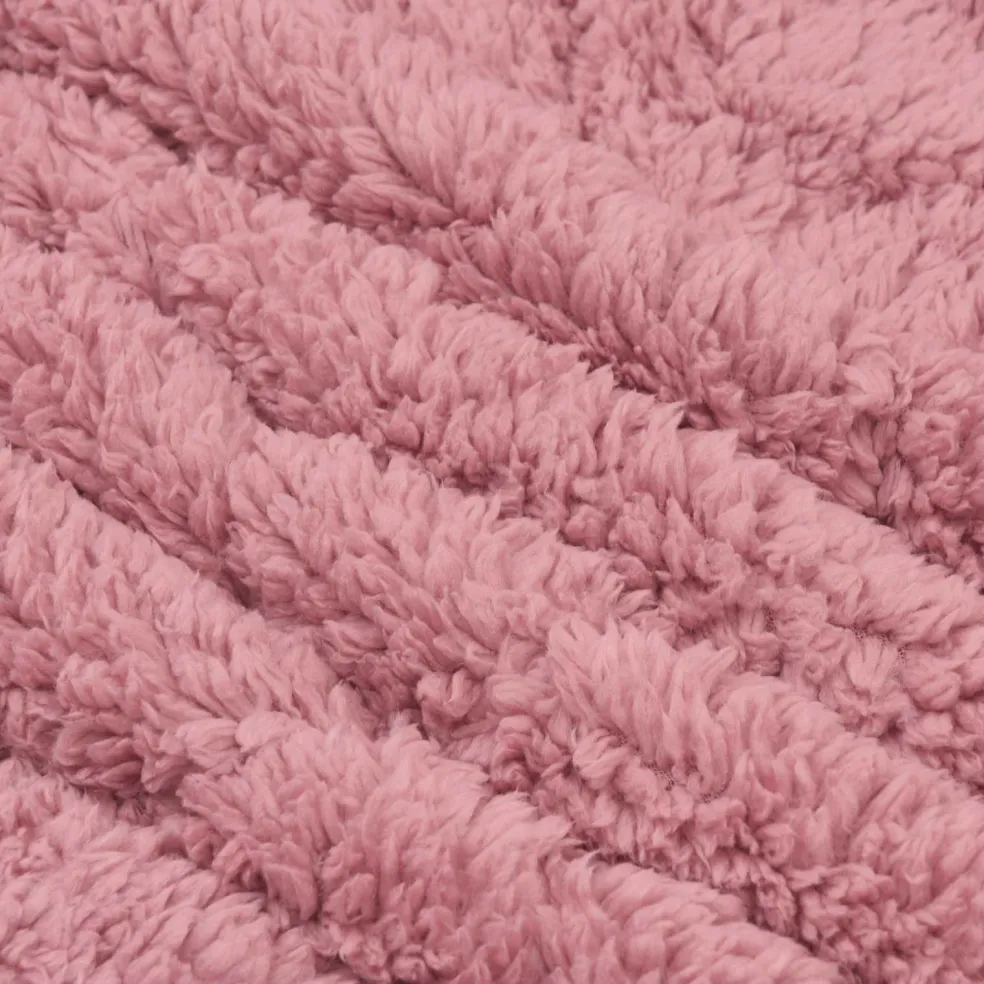 vidaXL Winter Dekbed 135 x 200 cm Winter Roze Ademend