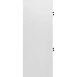 vidaXL Zadelkast 53x53x140 cm staal lichtgrijs